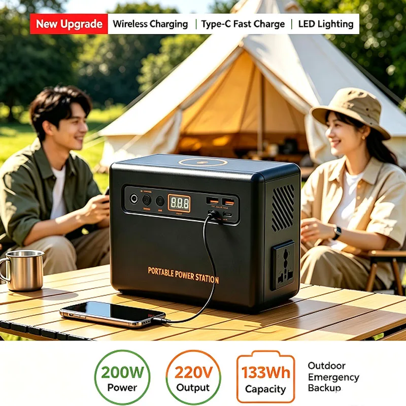 Stasiun Daya Portabel 200W, 22 - Solar Emergency Charger ulasan dan harga